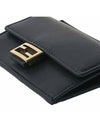 FF Baguette Flap Card Wallet Black - FENDI - BALAAN 10