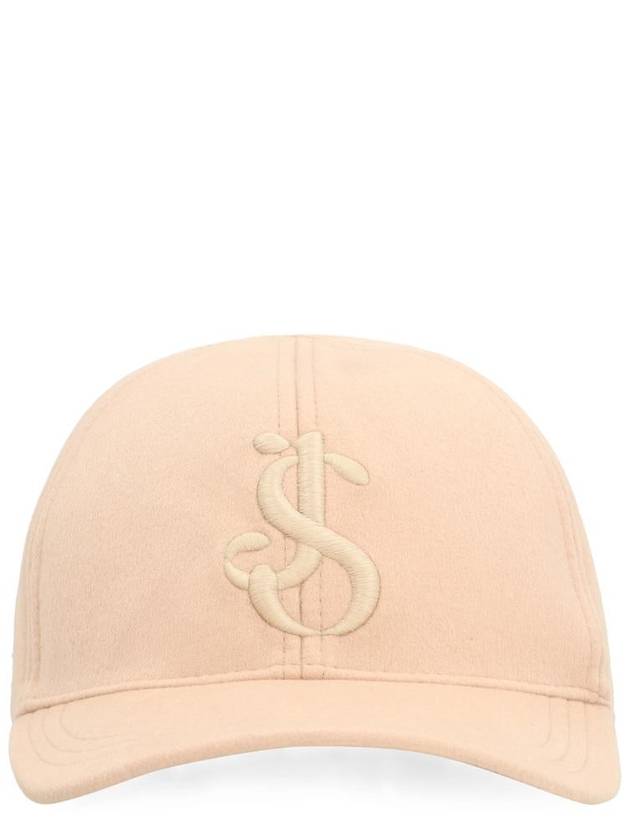 Logo Embroidered Cashmere Baseball Cap Hat J02TC0105J35001 - JIL SANDER - BALAAN 2