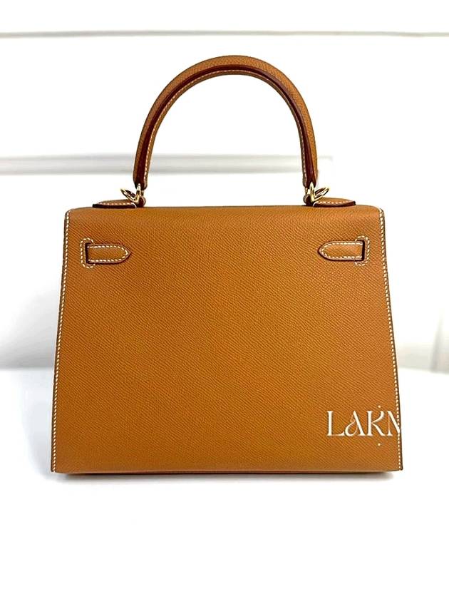 Kelly bag 25 Celie gold plated Appsong W engraved - HERMES - BALAAN 5