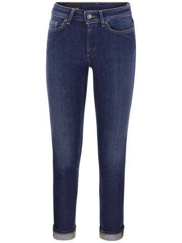 MONROE - Five-pocket skinny fit jeans - DONDUP - BALAAN 1