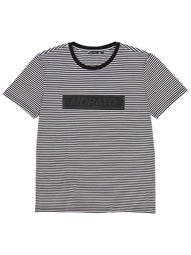 Round neck striped short sleeve t-shirt STEE121 - IKALOOOK - BALAAN 1