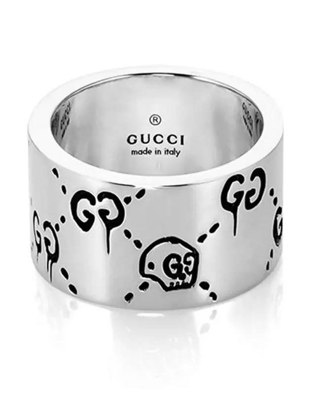 Ghost Skull Ring Silver YBC455319001 - GUCCI - BALAAN 3