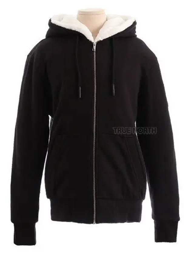 Classic Bunny Zip Up Hoodie White Lining Black - MOOSE KNUCKLES - BALAAN 2