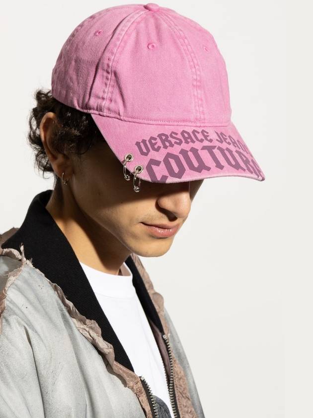 Versace Jeans Couture Baseball Cap, Men's, Pink - VERSACE - BALAAN 2