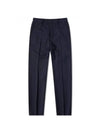 Cigarette Fit Straight Pants Nautic Blue - AMI - BALAAN 1