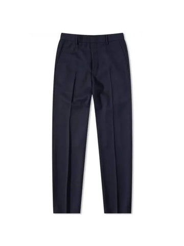 Cigarette Fit Straight Pants Nautic Blue - AMI - BALAAN 1