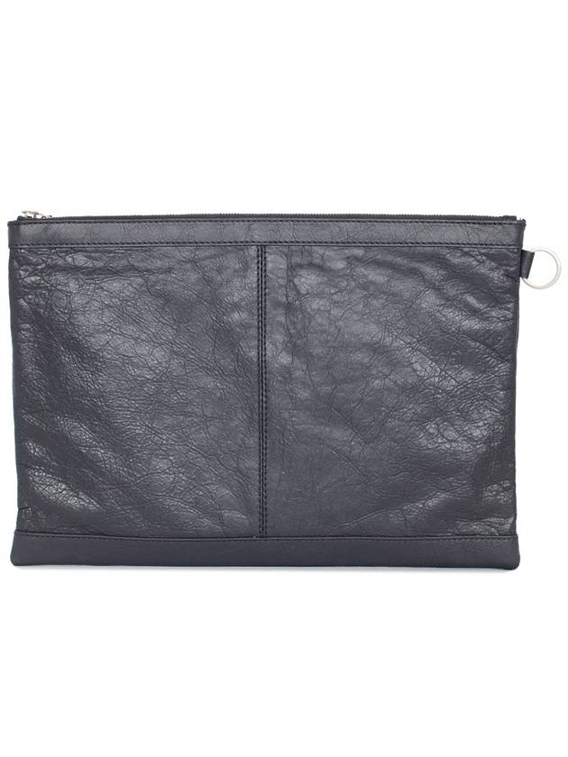 Classic Clip Large Clutch Bag Grey - BALENCIAGA - BALAAN 4