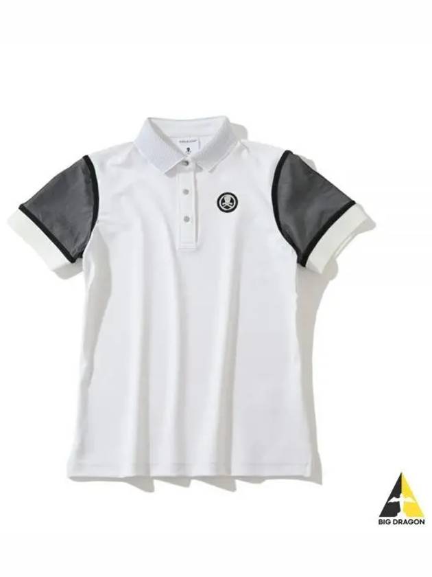 Golf Espoir MLW 3A AP03 WHITE Women s Collar Short Sleeve T Shirt Comfortable Fit - MARK & LONA - BALAAN 2