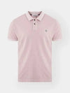 Logo Patch Washing Polo Shirt Pink - STONE ISLAND - BALAAN 2