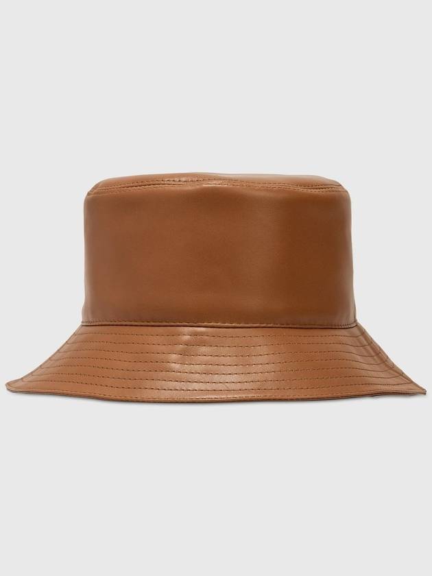 Fisherman Zipper Anagram Logo Sheepskin Bucket Hat Brown Unisex L - LOEWE - BALAAN 5