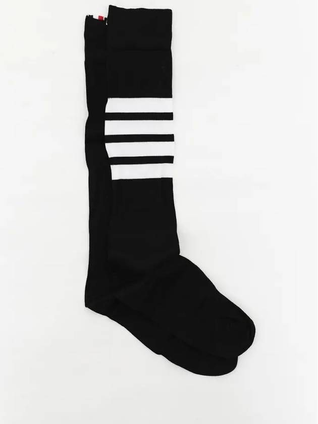 4 Bar Stripe Socks Black - THOM BROWNE - BALAAN 3