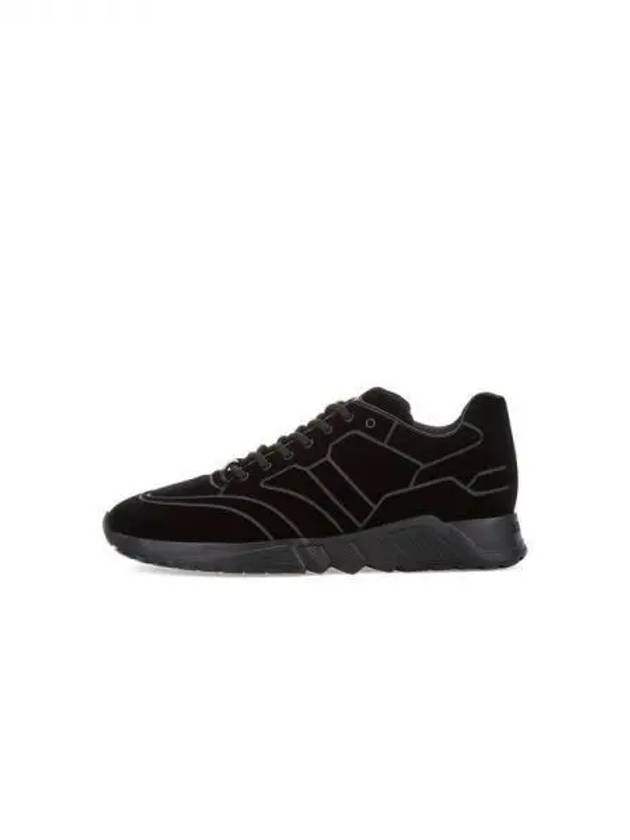 Men s Line Point Velvet Sneakers Black 271471 - GIORGIO ARMANI - BALAAN 1