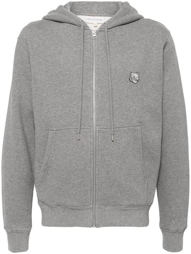 Maison Kitsuné Bold Fox Head Patch Comfort Zipped Hoodie Clothing - MAISON KITSUNE - BALAAN 1