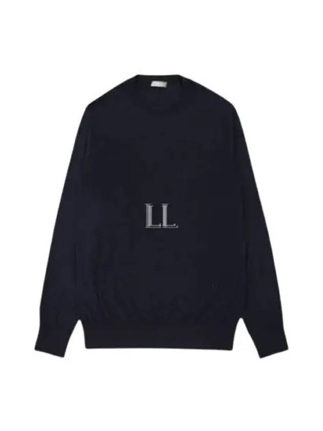 CD Icon Signature Cashmere Jersey Knit Top Dark Grey - DIOR - BALAAN 2