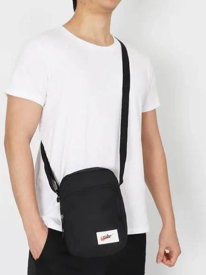 Heritage Cross Bag Black - NIKE - BALAAN 2