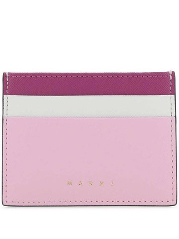 logo card wallet pink - MARNI - BALAAN.