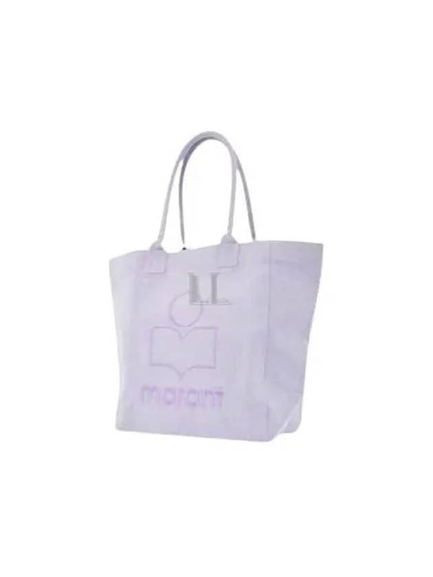 Yenky Logo Washed Cotton Tote Bag Lilac - ISABEL MARANT - BALAAN 2