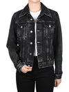 Paint Denim Jacket Black - MAISON MARGIELA - BALAAN 4