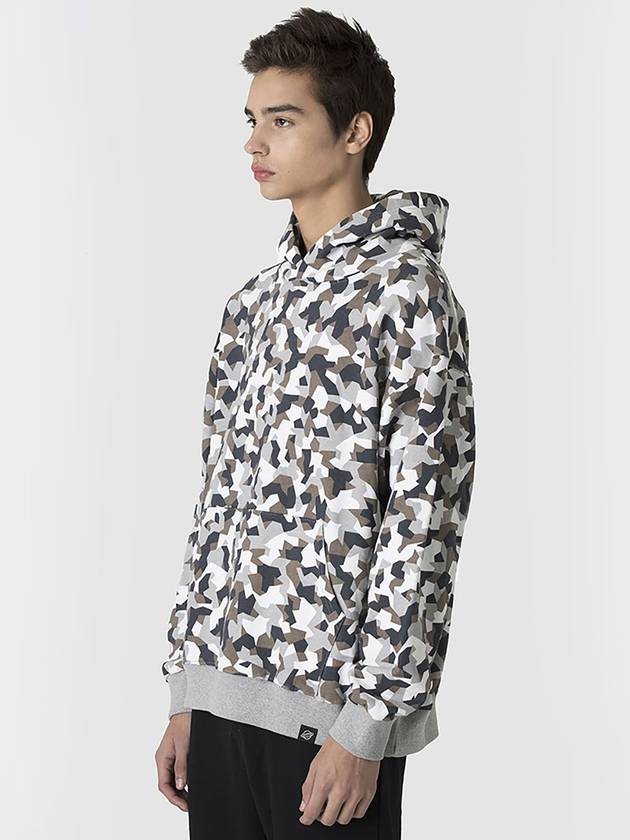 star camo Hoodie sweatshirt White Overfit - AOX - BALAAN 4