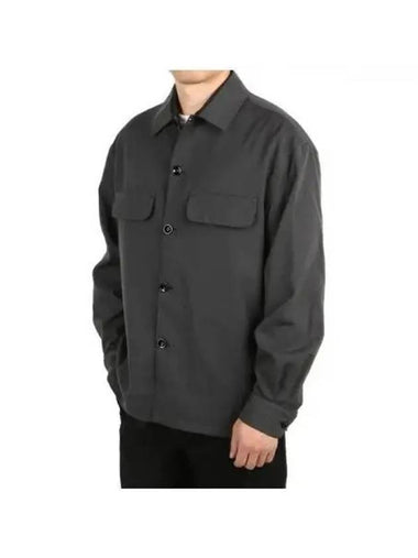 Poly wool gabardine pocket shirt 270258 - LEMAIRE - BALAAN 1