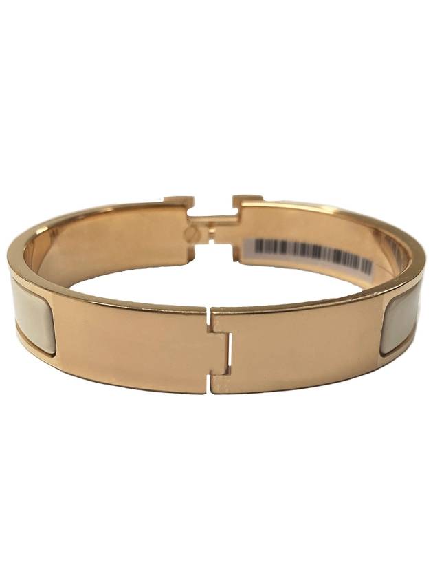 H700001F O85GM Click Ash GM Brave Slit Rose Gold Cream Women’s Bracelet TPM - HERMES - BALAAN 5