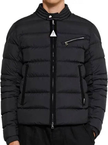 Soulet logo patch down padded black men s jacket 271702 - MONCLER - BALAAN 1