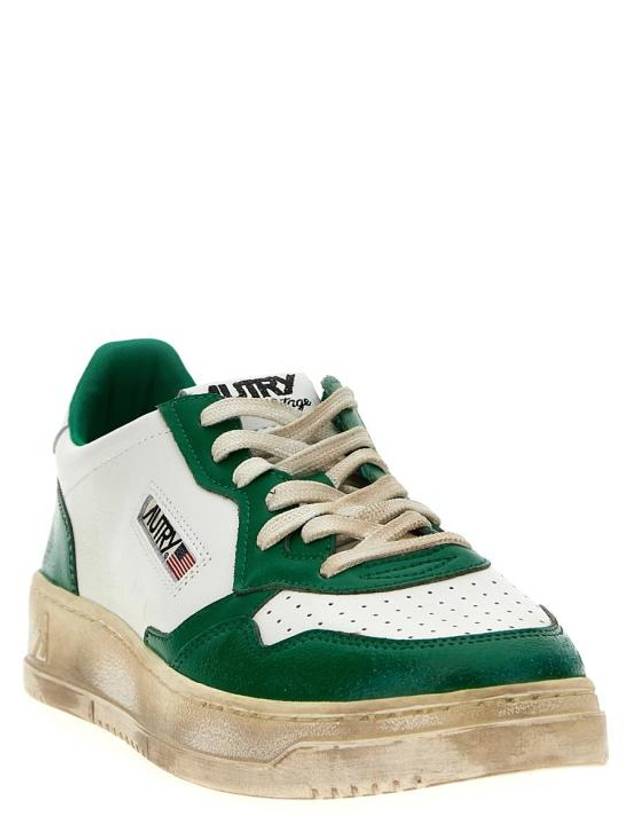 Super Vintage Low Top Sneakers Green - AUTRY - BALAAN 3