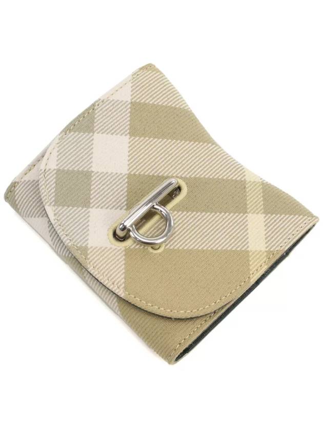 Rocking Horse Check Half Wallet Beige - BURBERRY - BALAAN 9