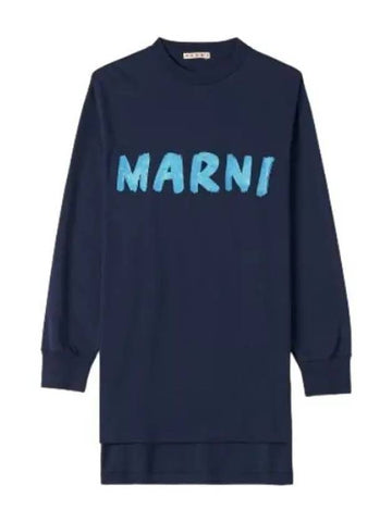 Logo t shirt ink long sleeve - MARNI - BALAAN 1