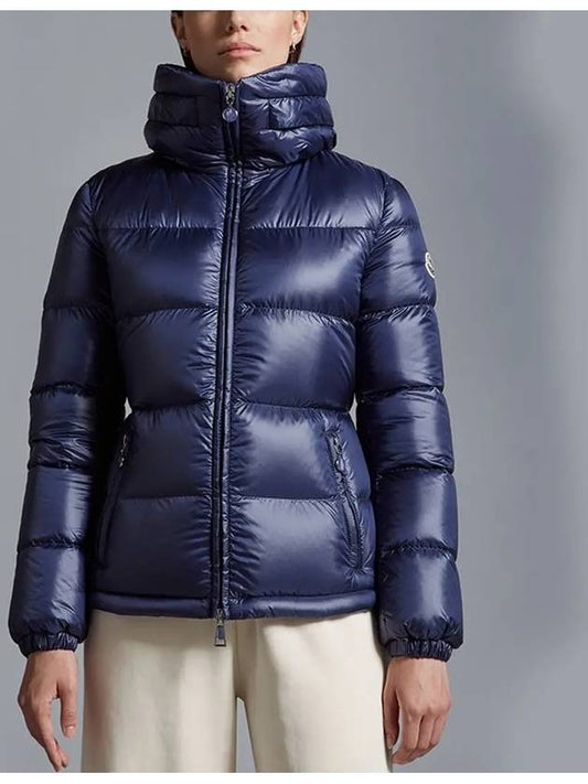 Douro Douro Logo Patch Short Down Jacket Padding Blue - MONCLER - BALAAN 2