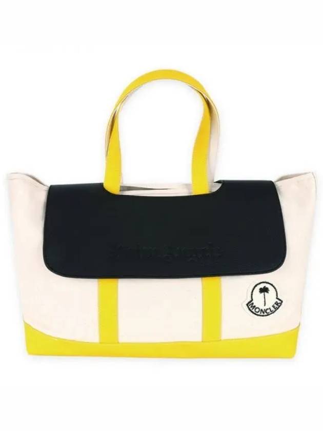 Genius Palm Angels Tote Bag Ivory 5D00001 M3448 P12 1064975 - MONCLER - BALAAN 1