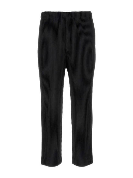 Homme Pliss? Straight Pants HP46JF104 16 Black - ISSEY MIYAKE - BALAAN 1