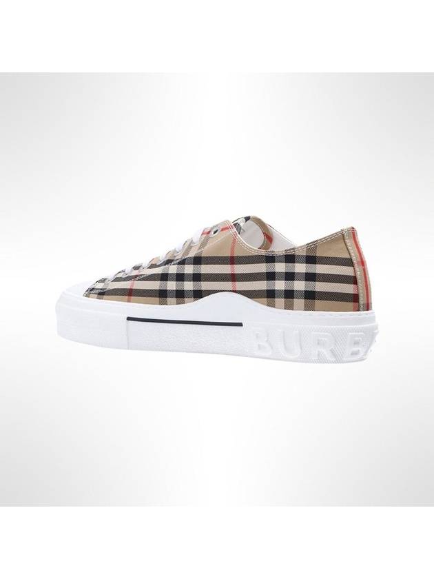 Vintage Check Cotton Sneakers Archive Beige - BURBERRY - BALAAN 4