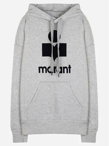 24SS SW0001FA B1M12E GYMD Mansell Hooded Sweatshirt Gray 986964 - ISABEL MARANT - BALAAN 1