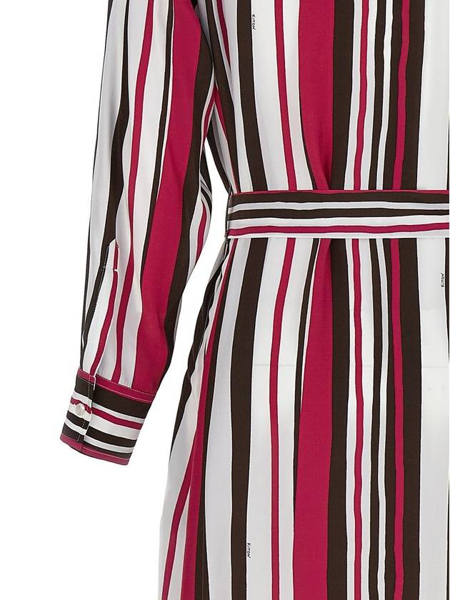 Kiton Striped Shirt Dress - KITON - BALAAN 4