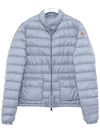 Women's Lans Lightweight Short Down Padded Jacket Light Blue - MONCLER - BALAAN 2