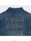 Trucker Denim Jacket Blue - CELINE - BALAAN 5