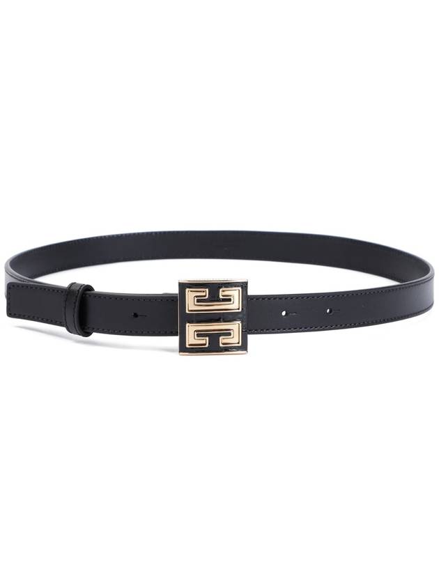 4G Leather Belt Black - GIVENCHY - BALAAN 2