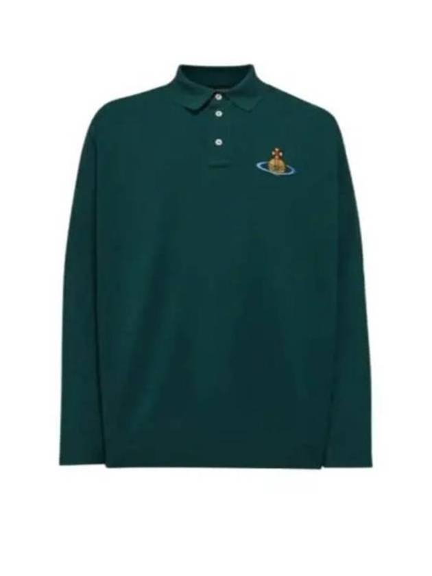 ORB Logo Polo Shirt Green - VIVIENNE WESTWOOD - BALAAN 2