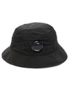 Lens Wappen Chrome R Bucket Hat Black - CP COMPANY - BALAAN 2