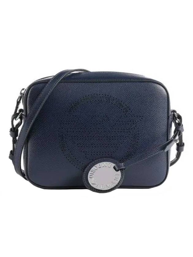 perforated logo cross bag navy - EMPORIO ARMANI - BALAAN 1