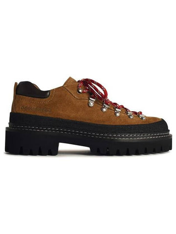 DSQUARED2 'Canadian Hiking' Brown Leather Boots - DSQUARED2 - BALAAN 1