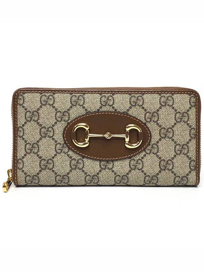 621889 Horsebit 1955 gold zip up long wallet - GUCCI - BALAAN 2