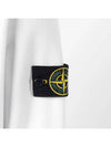 Wappen Patch Brushed Cotton Fleece Hoodie White - STONE ISLAND - BALAAN 4