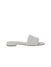 Materasse Nappa Leather Slippers White - MIU MIU - BALAAN 1