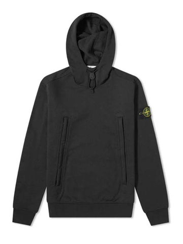 Zipper pocket string hood black men 731560640 V0029 - STONE ISLAND - BALAAN 1