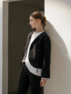 Tie Strap Black Jacket - YOUNESS - BALAAN 4