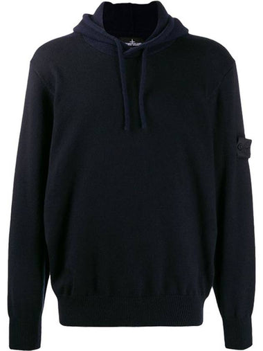 11Th Anniversary Wapen Shadow Hoodie Navy - STONE ISLAND - BALAAN 1