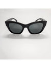 Eyewear Heart Logo Square Sunglasses Black - CHANEL - BALAAN 3