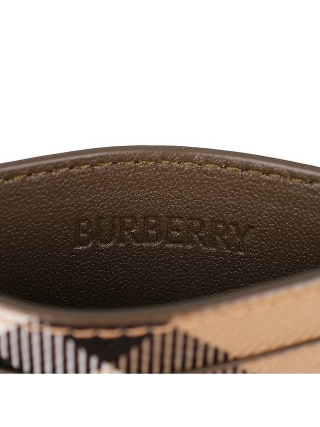 Check Card Case Wallet Beige - BURBERRY - BALAAN 5